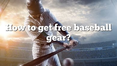 How to get free baseball gear?