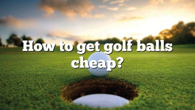 How to get golf balls cheap?