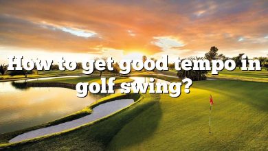 How to get good tempo in golf swing?