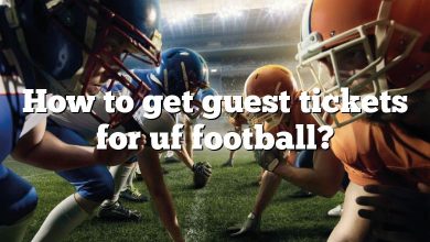 How to get guest tickets for uf football?