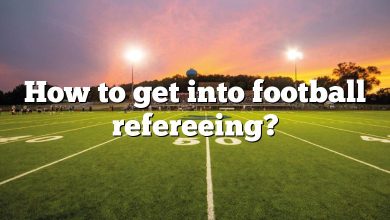 How to get into football refereeing?