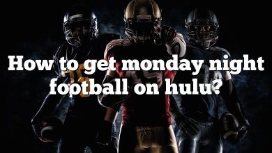 How to get monday night football on hulu?