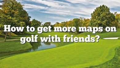 How to get more maps on golf with friends?