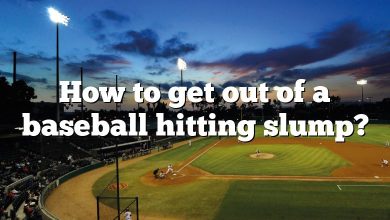 How to get out of a baseball hitting slump?