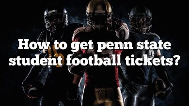 How to get penn state student football tickets?