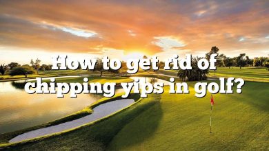 How to get rid of chipping yips in golf?