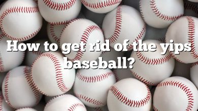 How to get rid of the yips baseball?