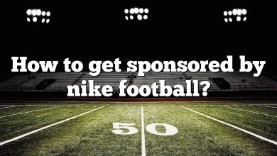 How to get sponsored by nike football?