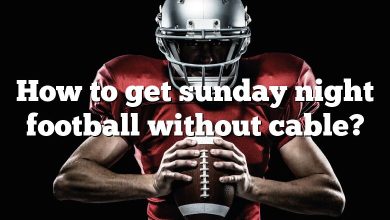 How to get sunday night football without cable?