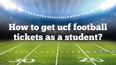 How to get ucf football tickets as a student?