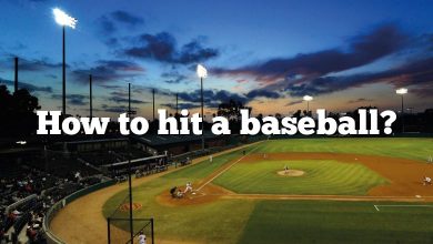 How to hit a baseball?