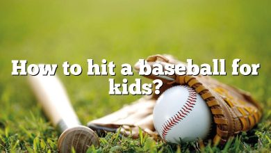 How to hit a baseball for kids?