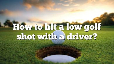 How to hit a low golf shot with a driver?