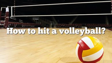 How to hit a volleyball?