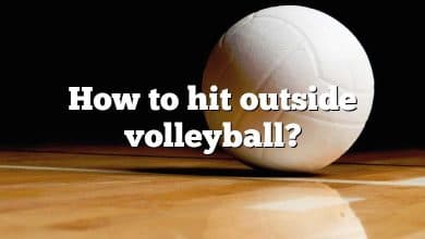 How to hit outside volleyball?