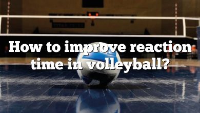 How to improve reaction time in volleyball?