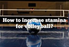 How to increase stamina for volleyball?