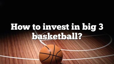 How to invest in big 3 basketball?