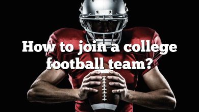How to join a college football team?