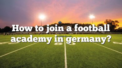 How to join a football academy in germany?