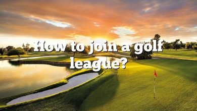 How to join a golf league?