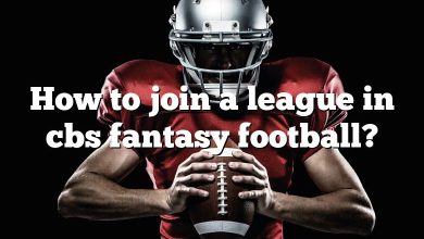 How to join a league in cbs fantasy football?