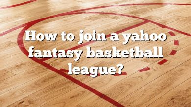 How to join a yahoo fantasy basketball league?