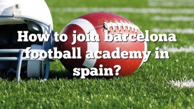 How to join barcelona football academy in spain?