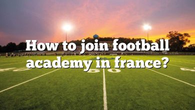 How to join football academy in france?