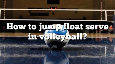 How to jump float serve in volleyball?