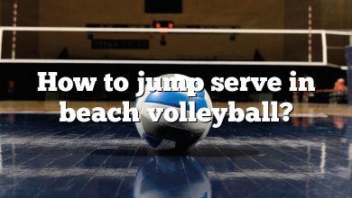 How to jump serve in beach volleyball?