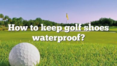 How to keep golf shoes waterproof?