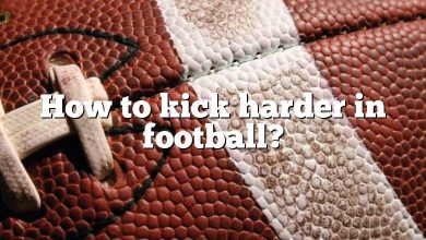 How to kick harder in football?