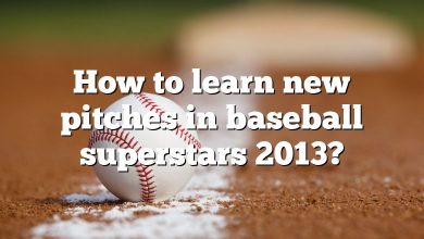 How to learn new pitches in baseball superstars 2013?