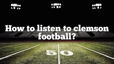 How to listen to clemson football?
