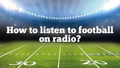 How to listen to football on radio?