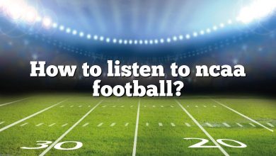 How to listen to ncaa football?