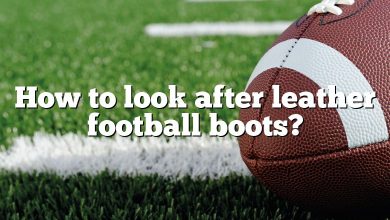 How to look after leather football boots?