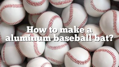 How to make a aluminum baseball bat?