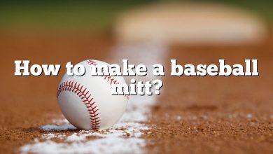 How to make a baseball mitt?