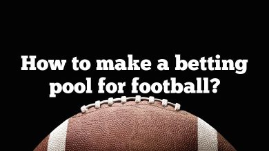 How to make a betting pool for football?