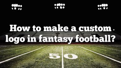 How to make a custom logo in fantasy football?