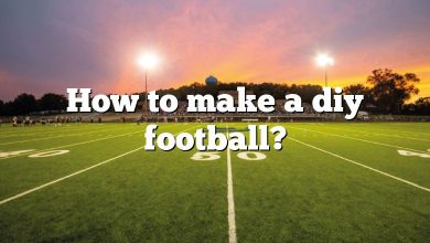 How to make a diy football?