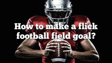 How to make a flick football field goal?