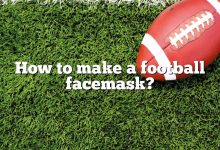 How to make a football facemask?