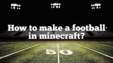 How to make a football in minecraft?