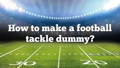 How to make a football tackle dummy?