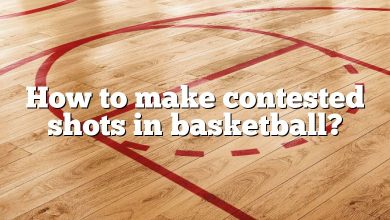 How to make contested shots in basketball?