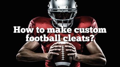 How to make custom football cleats?