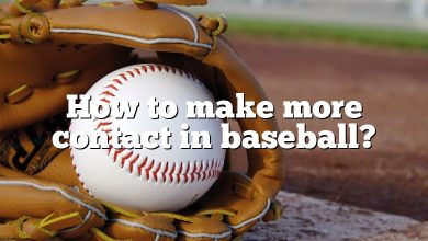 How to make more contact in baseball?